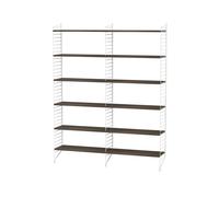 String String salon noyer et blanc - combinaison A