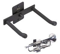 String Swing Support mural horizontal pour trompette - Support pour toutes trompettes, y compris Piccolo et trompette de poche - Instruments de musique sans étui rigide - Fabriqué aux États-Unis