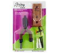 String-Swing Wall Mount Violin Hanger Black Walnut