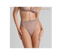 String Taille Haute Corps à Corps Taupe