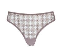 String tanga femme Huit CafÃ© Fleur Violet 42
