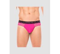 String Tanga LM2006 Dentelle Rose