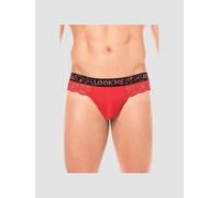 String Tanga LM2006 Dentelle Rouge