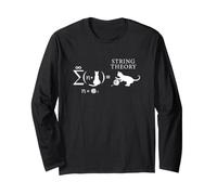 String Theory Chat and Yarn Sarcastic Science Humour Manche Longue