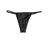 string transparent femme Femme Ficelle String Sensuel en Fine résille Semi-Transparente, conçu pour Les Femmes Qui apprécient la légèreté, l’élégance et Une féminité subtilement culotte drole Noir L