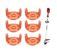 String Trimmer Spool Cap - 6 Pieces Adjustable Replacement, Parts Solid Garden Tool Accessories for Lawn Care Yard Work Home Landscaping Professional Commercial Maintenance Use