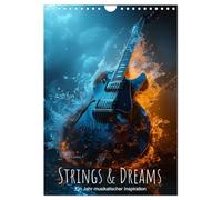 Strings & Dreams: Ein Jahr musikalischer Inspiration (Wandkalender 2026 DIN A4 hoch), CALVENDO Monatskalender: Künstliche Intelligenz trifft auf ... in einem Jahr voller inspirierender Motive