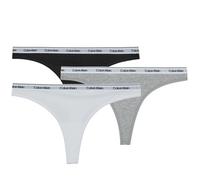 Calvin Klein Strings Femme Modern Logo Tangas Lot de 3 Multicolore S