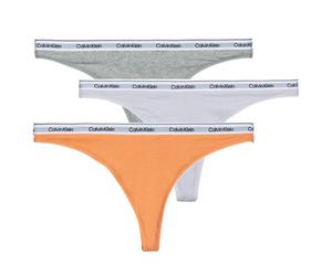 Strings femmes Calvin Klein Jeans THONG 3PK X3 Multicolore EU L