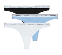 Strings femmes Calvin Klein Jeans THONG 3PK X3 Multicolore EU M