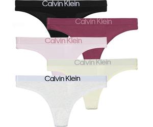Strings femmes Calvin Klein Jeans THONG X5 Multicolore EU S