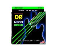 DR String NGB-45 Neon Green Jeu de cordes pour guitare basse