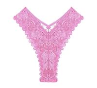 Strings & Tangas pour Femmes Dentelle - Sous-vêtements Femme Sans Couture - String Coton Avec Dentelle Sous-vêtements Sexy Pour Femme Curvy Sexy Tanga Slip Taille V String Thongs Mignon G-Strings,