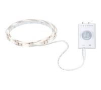 Paulmann 78900 Bande LED à piles avec détecteur de mouvement et capteur crépusculaire Blanc 1 m 1,4 W 140 lm/m 3000 K