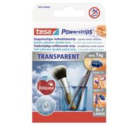 Strip transparent large tesa Powerstrips® tesa 58810-00000-20 (L x l) 50 mm x 20 mm transparent 8 pc(s)