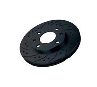 Striped Black Diamond Et Punch Discs Audi A4 (B8 - 8k2) (11-07 -) 1,8 Tfsi (Pr 1lt) 11i07- Front - Black Diamond