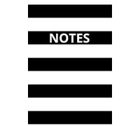Striped Composition Notebook: Simple Lined Notebook for School, Office, Work, Kids, Teen, Adults