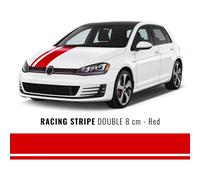 Stripes bande adhésive pour voiture 2F rouge 80 mm x 5 mt