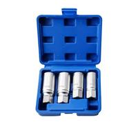 Stripped Screw Extractor Set Bolt Extractor Socket 4 Piece 6mm-12mm Metric | Practical Bolt Extractor Socket 4 Piece 6mm-12mm Metric Square Drive Portable, Stripped Screw Extractor Set For Engine Motorc