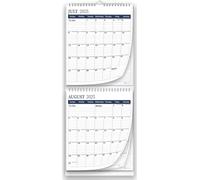 StriveZen, calendrier mural 2024-2025 sur 2 mois par StriveZen, Move-a-page, mensuel, pliable, vertical, janvier 2024 à décembre 2025, 30,5 x 71,1 cm, grand, minimaliste, 24 mois