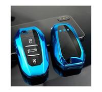 STRIVING BIRD Coques de clé pour Peugeot 308 408 508 2008 3008 4008 5008 pour Citroën C4 C6 C3-XR Étui À Clé De Voiture Coque Porte-clés Accessoires (Blue Only Case)