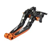 STRIVING BIRD Pour K&TM Duke 125 200 250 390 RC125 RC200 RC390 CNC Leviers De Frein De Moto Levier De Maître-cylindre D'embrayage Réglable kit Levier d'embrayage et levier de frein de mot (Color : BK