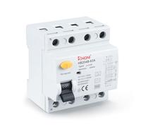 Strixorn Disjoncteur Différentiel Type B 4P 63A 30mA + DC 6mA - Protection Courant Continu - Pour Bornes de Recharge, Photovoltaïque & Onduleurs - Boîtier Ignifuge IP20