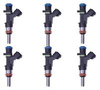 STRJUS Carburant Pulvérisation pour VW pour G&olf 5 3.2 V6 2006-2009 0280158121 0 280 158 121 Flow Matche 6pcs Bico Injecteur De Carburant OEM 022906031L Buse