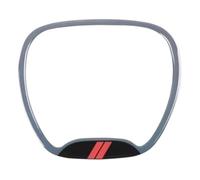 STRJUS Couvre Volant pour Dodge pour Chargeur pour Challenger 2015 Up pour Dodge pour Durango 2014 Up Couverture Décoration Intérieure Volant Voiture(Gray B Style)