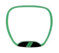 STRJUS Couvre Volant pour Dodge pour Chargeur pour Challenger 2015 Up pour Dodge pour Durango 2014 Up Couverture Décoration Intérieure Volant Voiture(Vert)