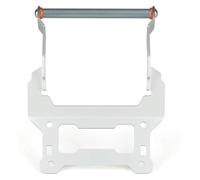 STRJUS Support GPS Moto pour BMW pour C400GT Extension De Barre Transversale Support Navigation Moto Fixation Téléphone(Silver 1,12MM)
