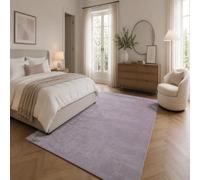 Strloepr Tapis, 120 x 185 cm, Abstrait Moderne Violet Gris, Tapis Salon Table Basse Deco Coiffeuse Chambre Ado Fille Clean Girl,