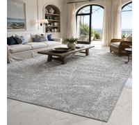 Strloepr Tapis Lavable en Machine, 60 x 90 cm, Gris Abstrait, Tapis Paillasson Entree Interieur Salon Chambre Cuisine,