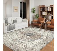 Strloepr Tapis Salon Chambre Canapé Lit Salle a Manger Decoration Maison Interieur,Traditionnel Vintage Beige, Marron, Noir, Blanc,Multicolore, 185 x 275 cm