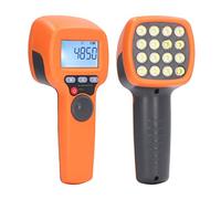 Stroboscope Numérique Portatif Mesurant 60-99999 Tr/min Tachymètre Stroboscopique sans, Haute Précision 0,001% Compteur de Vitesse Stroboscopique LED Rechargeable