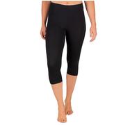 Ströebele SES Pantacourt 3/4 en coton pour femme Noir - Noir - 38/40