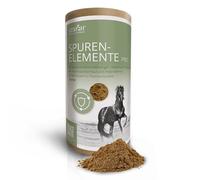 STRÖH Oligo-éléments par poudre pour cheval (1,1 kg) • Zinc, manganèse, fer, cuivre, sélénium, iode et cobalt pour chevaux • Herbes pour chevaux • Nourriture minérale de qualité supérieure