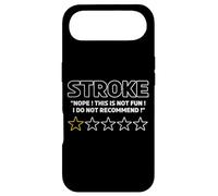 Stroke Nope This is Not Fun Funny Notation Stroke Awareness Coque pour iPhone Air