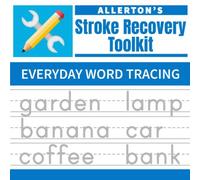 Stroke Recovery Toolkit: Everyday Word Tracing: Print Handwriting Workbook for Adults