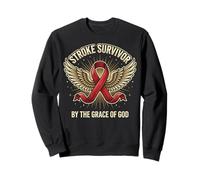 Stroke Survivor by The Grace of God Sweatshirt
