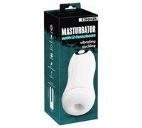 STROKER - masturbateur vibrant-suceur rechargeable (blanc)