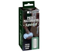 STROKER Speed - masturbateur vagin/anal en silicone (transparent)