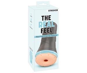 Stroker The Real Feel Masturbateurs Teints de peau gris/clairs 1,5 cm