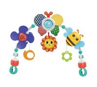 Stroller Arch - Arche De Voyage Pour Bébés Et Jeunes Enfânts, Compatible Avec Poussettes Pédaliers | Arche D Éveil Avec Jouets Berceau Sensoriel | Gymnase Pliable Ávec Boîte À Musique Miroir Anneau D