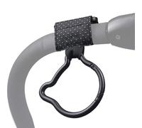 Stroller Clips - Heavy Duty Carabiner Storage Hooks, Stroller Clips for Baby Supplies Organization, Strong Zinc Alloy Bag Holder, Diaper Bag Accessory for Purse Shopping Grocery Scooter Travel