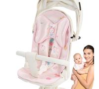 Stroller Cooling Pad, Car Seat Cooler, 14.96 Breathable Gel Ice Pack Moisture-Wicking Ventilated, Covers Washable Cushion for Heat Protection, Vehicle Road Trip Long Rides