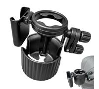 Stroller Cup Holder 3 in 1 Double Cup and Phone for Prams | 23cm ABS Stroller Cup Holder With Silicone Grips; 420g 3 In 1 Double Cup And Phone Tray For 23-40mm