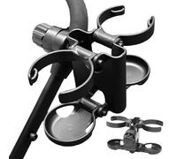 Stroller Cup Holder, Stroller Drink Mount, Phone Bottle Stand, Clip-on Non-Slip Organizer Attachment for Pushchair, Bike, Gym, Beach, Family Picnic, Walks, Travel, Camping, Daily Outings