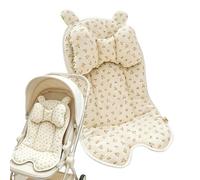 Stroller Cushion Breathable, Soft Reversible Seat Pad, Pushchair Comfort Liner, Washable Stroller Insert Mat, for Kids Boys Girls Outdoor Walking Shopping Camping Home Use Travel 28.7x14.5x3.93in