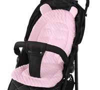 Stroller Cushion, Double-Sided Baby Stroller Cushion Mat, Breathable Material, Comfortable Design, Toddler Carriage Pad, Suitable for Hot, Cold Weather Outside, 15.75x31.5 Inches